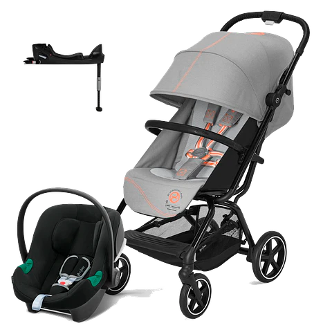 COCHE TRAVEL SYSTEM EEZY S PLUS V3 BLK GREY+ATON B2+BASE