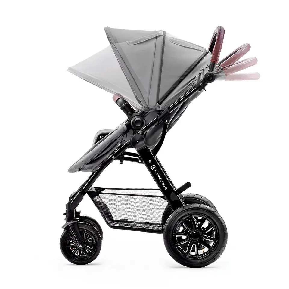 COCHE TRAVEL SYSTEM MOOV 3 EN 1 GRIS 4