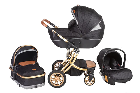 COCHE DALIAN 3EN 1 DE VOYAGE BLACK GREY