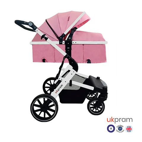 COCHE TRAVEL SYSTEM 4 EN 1 UK PRAM ROSA