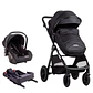 COCHE CUNA TRAVEL SYSTEM ISOFIX SUNSET PREMIUM NEGRO BEBESIT - Miniatura 2