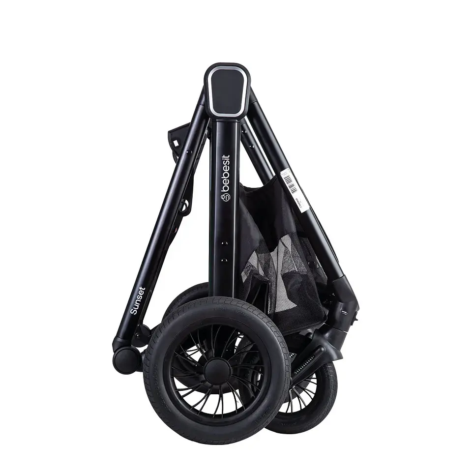 COCHE CUNA TRAVEL SYSTEM ISOFIX SUNSET PREMIUM NEGRO BEBESIT 5