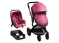 COCHE TRAVEL SYSTEM BEBESIT QUANTUM ROSADO - Miniatura 1