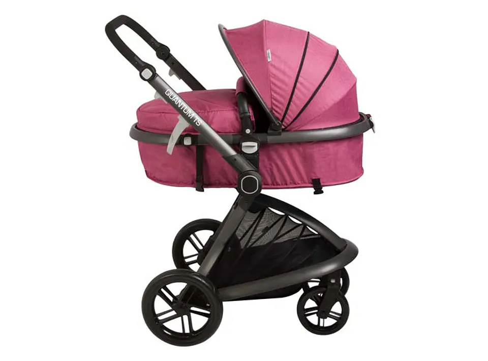 COCHE TRAVEL SYSTEM BEBESIT QUANTUM ROSADO 2