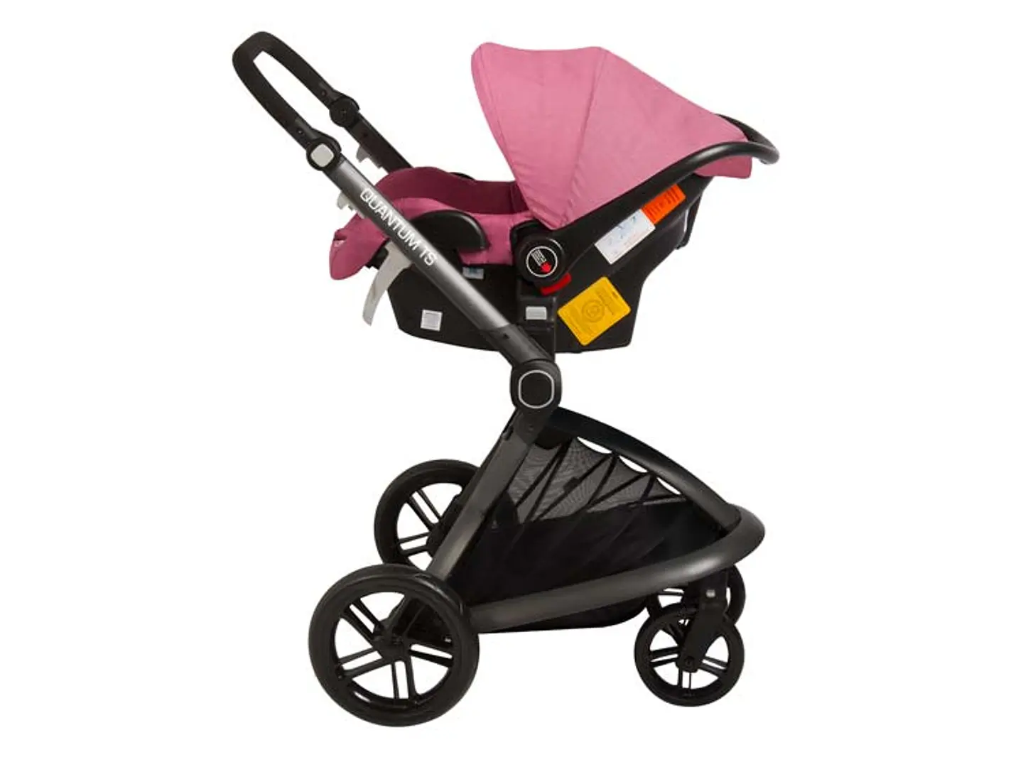 COCHE TRAVEL SYSTEM BEBESIT QUANTUM ROSADO 4