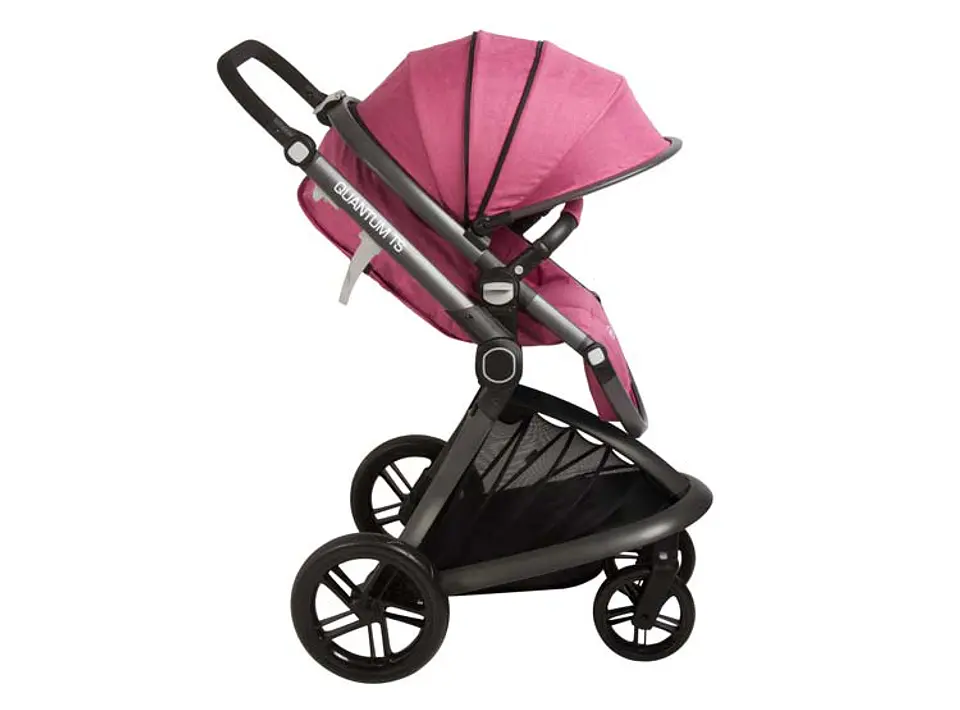 COCHE TRAVEL SYSTEM BEBESIT QUANTUM ROSADO 5