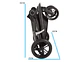COCHE TRAVEL SYSTEM BEBESIT QUANTUM ROSADO - Miniatura 7