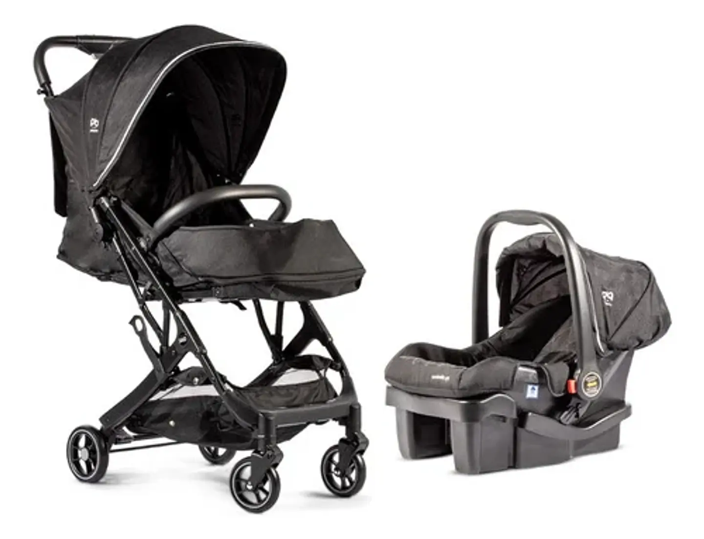 COCHE TRAVEL SYSTEM COMPACTO PIKABOO SALO NEGRO 1