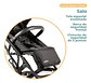 COCHE TRAVEL SYSTEM COMPACTO PIKABOO SALO NEGRO - Miniatura 5