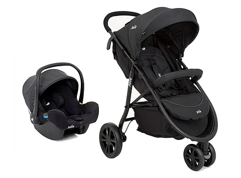 COCHE TRAVEL SYSTEM JOIE LITETRAX NEGRO