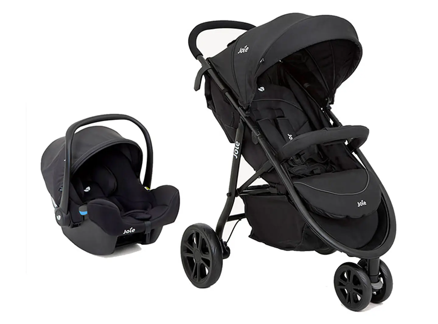 COCHE TRAVEL SYSTEM JOIE LITETRAX NEGRO 1