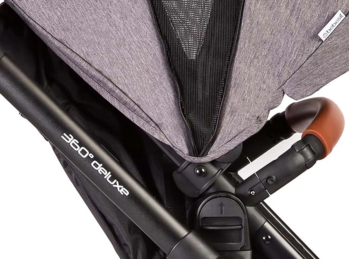 COCHE TRAVEL SYSTEM BEBESIT DELUXE 360° NEGRO 8