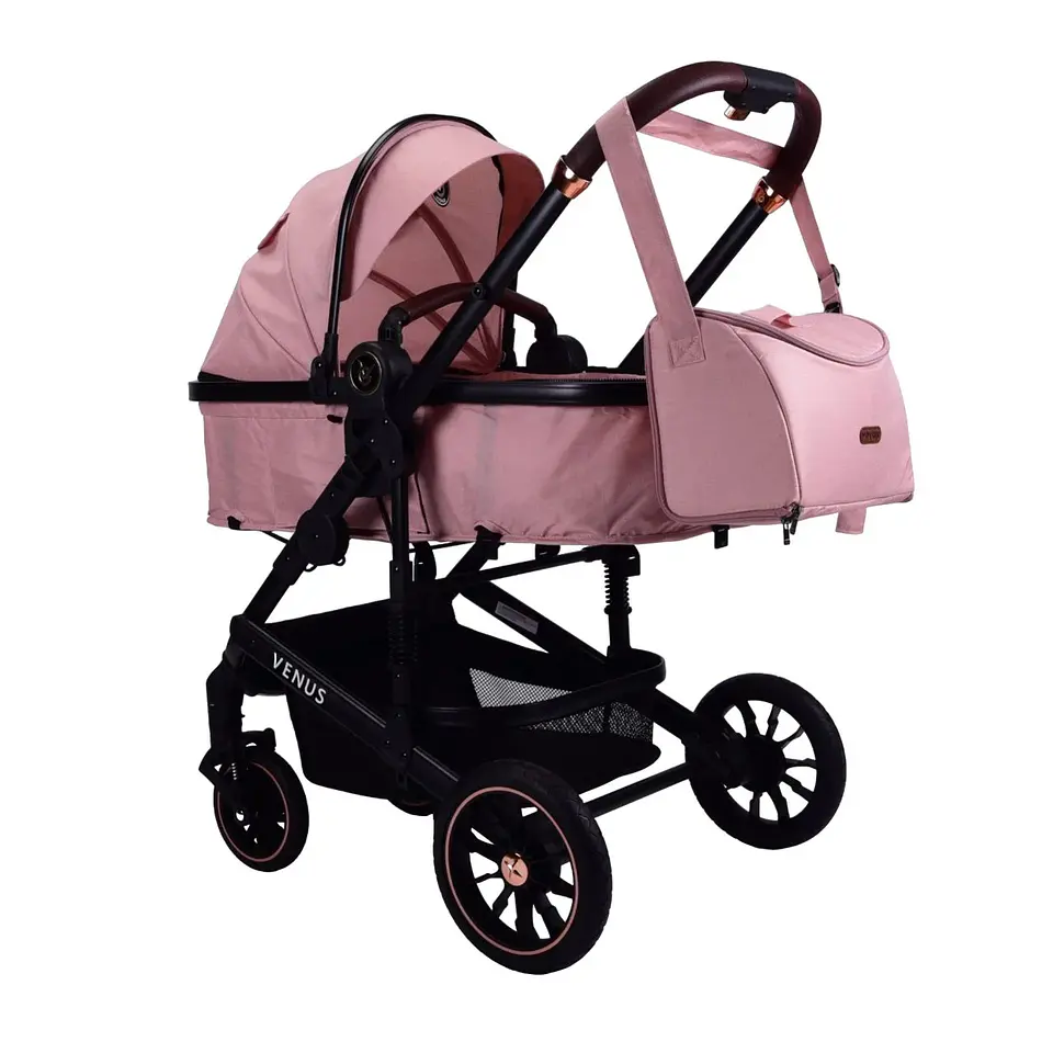 COCHE TRAVEL SYSTEM VENUS PINK 2 EN 1 2