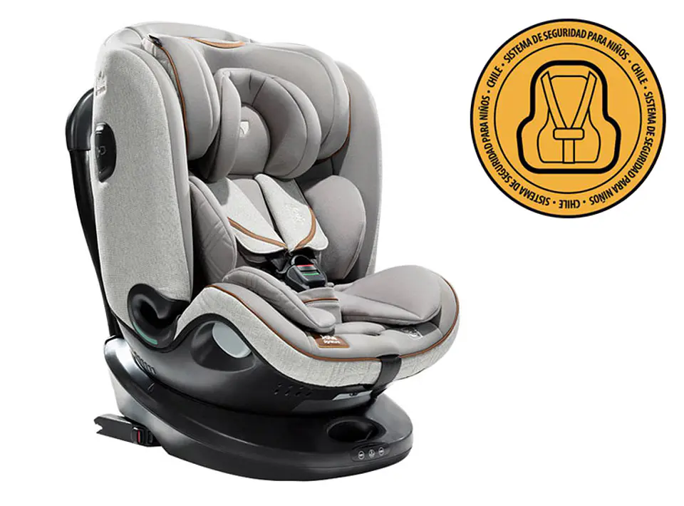 SILLA DE AUTO CONVERTIBLE JOIE I-SPIN GROW OYSTER 1