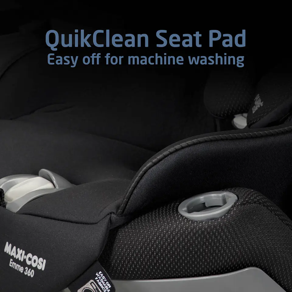 SILLA DE AUTO CONVERTIBLE EMME 360° MIDNIGHT BLACK MAXI COSI 5