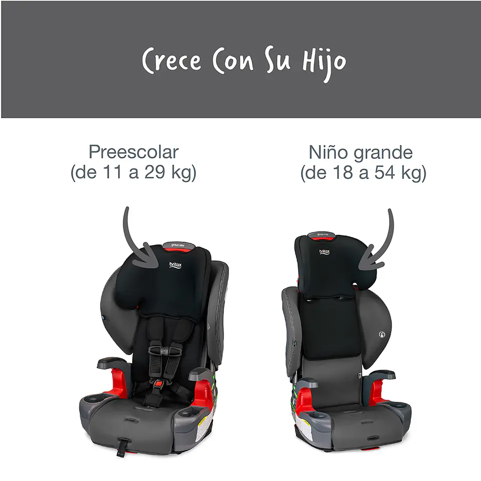 SILLA AUTO BUTACA GROW WITH YOU MOD BLACK 4