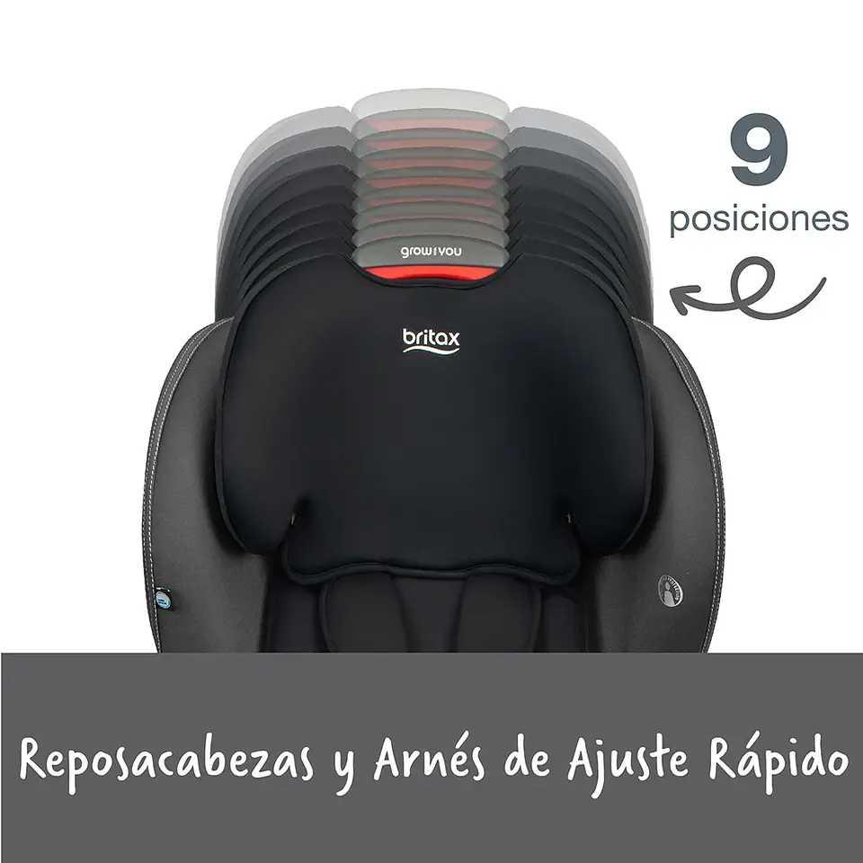 SILLA AUTO BUTACA GROW WITH YOU MOD BLACK 8