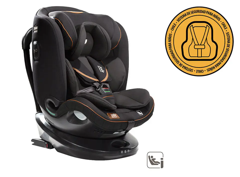 SILLA AUTO JOIE I-SPIN GROW ECLIPSE CARBON 1