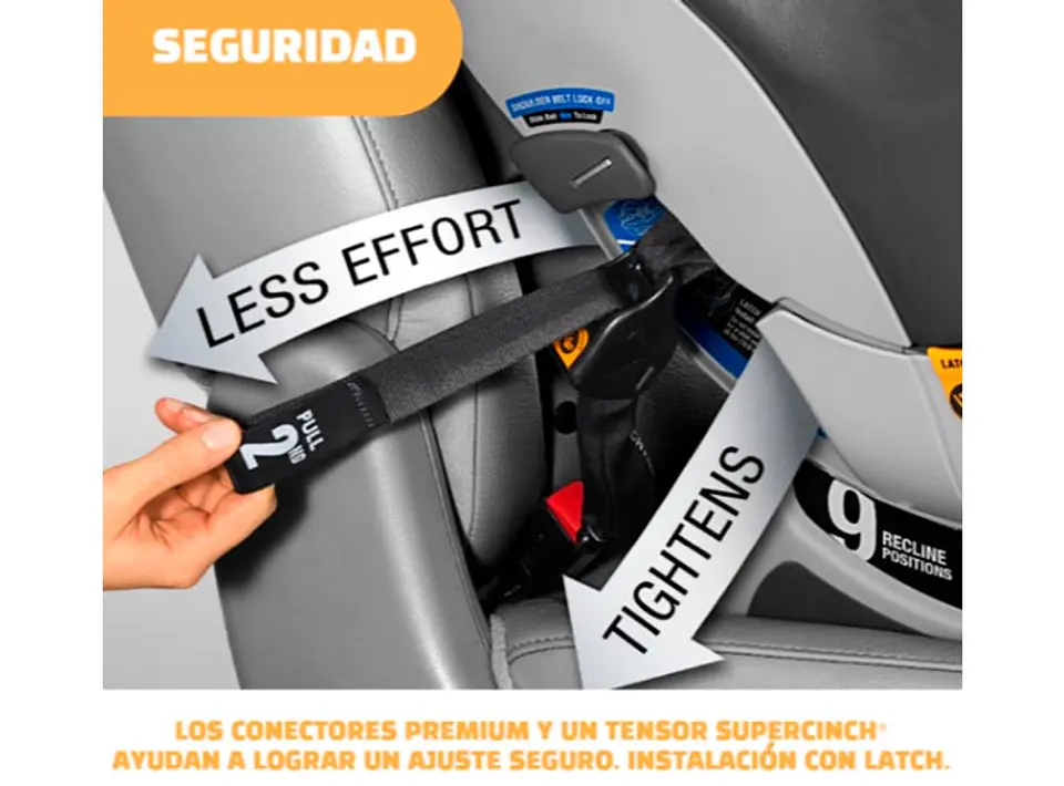 SILLA AUTO CHICCO SILLA CONVERTIBLE NEXTFITCLEAR LATCH GRIS 3