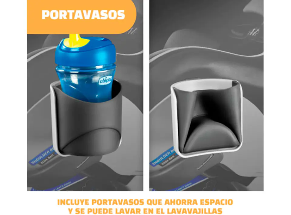 SILLA AUTO CHICCO SILLA CONVERTIBLE NEXTFITCLEAR LATCH GRIS 5