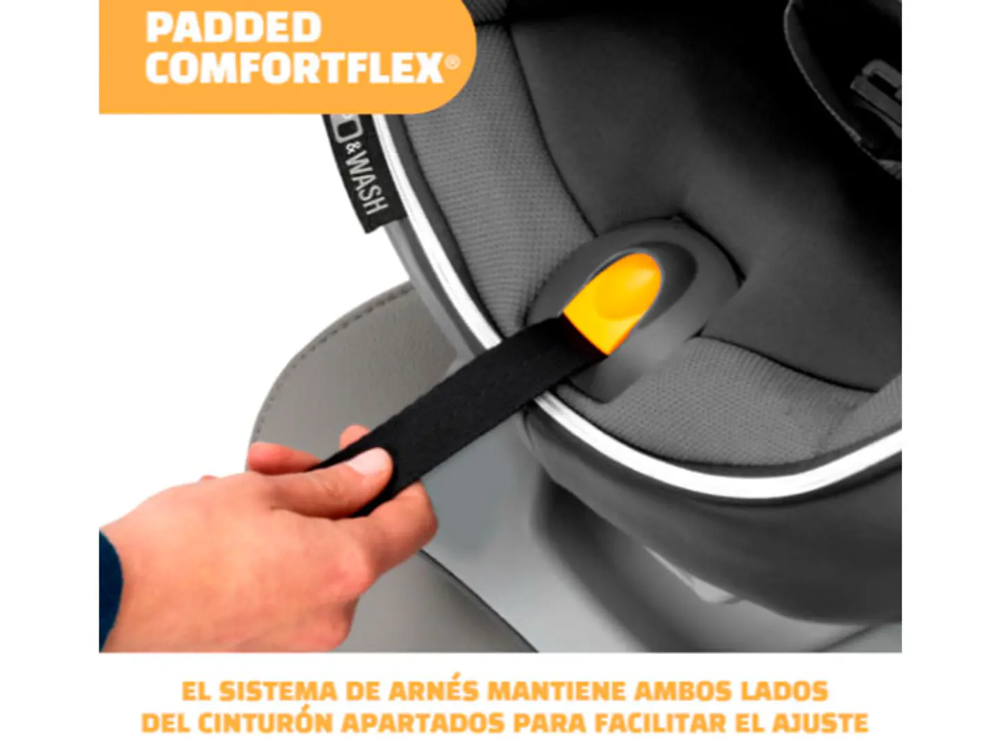 SILLA AUTO CHICCO SILLA CONVERTIBLE NEXTFITCLEAR LATCH GRIS 6