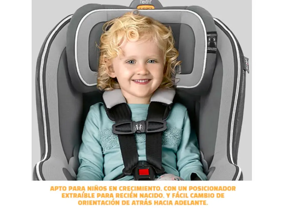 SILLA AUTO CHICCO SILLA CONVERTIBLE NEXTFITCLEAR LATCH GRIS 7