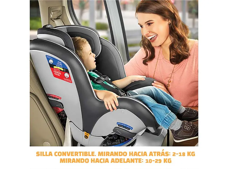 SILLA AUTO CHICCO SILLA CONVERTIBLE NEXTFIT ZIP CARBON GRIS 4