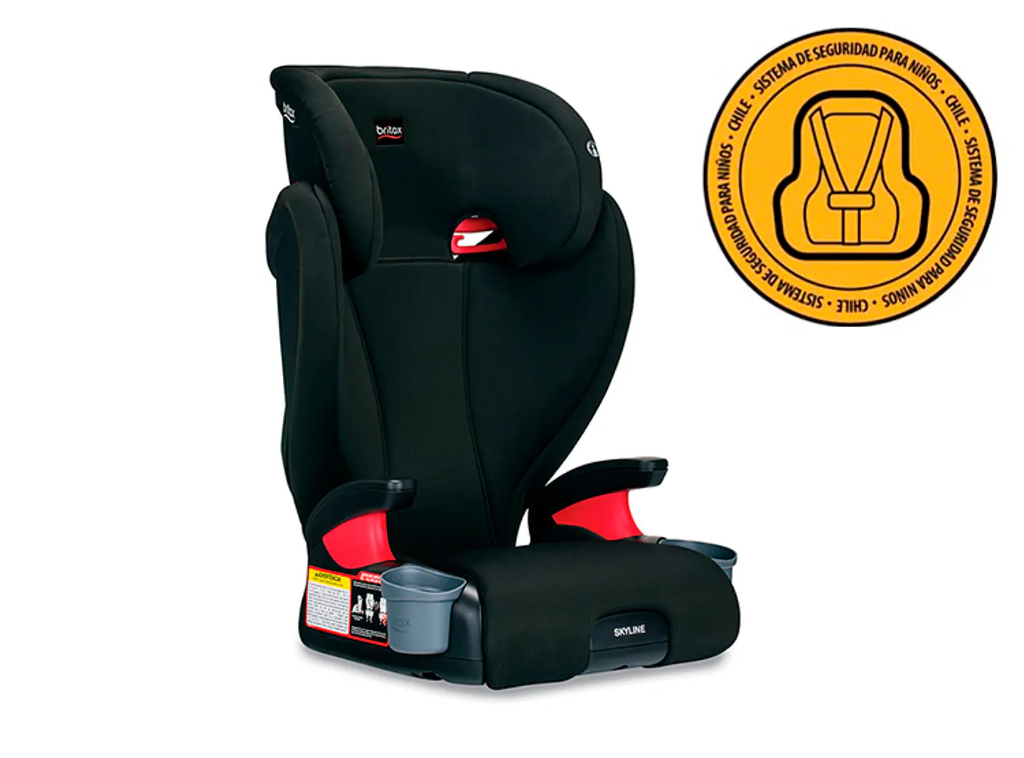 SILLA AUTO BUTACA BRITAX SKYLINE NEGRO 1