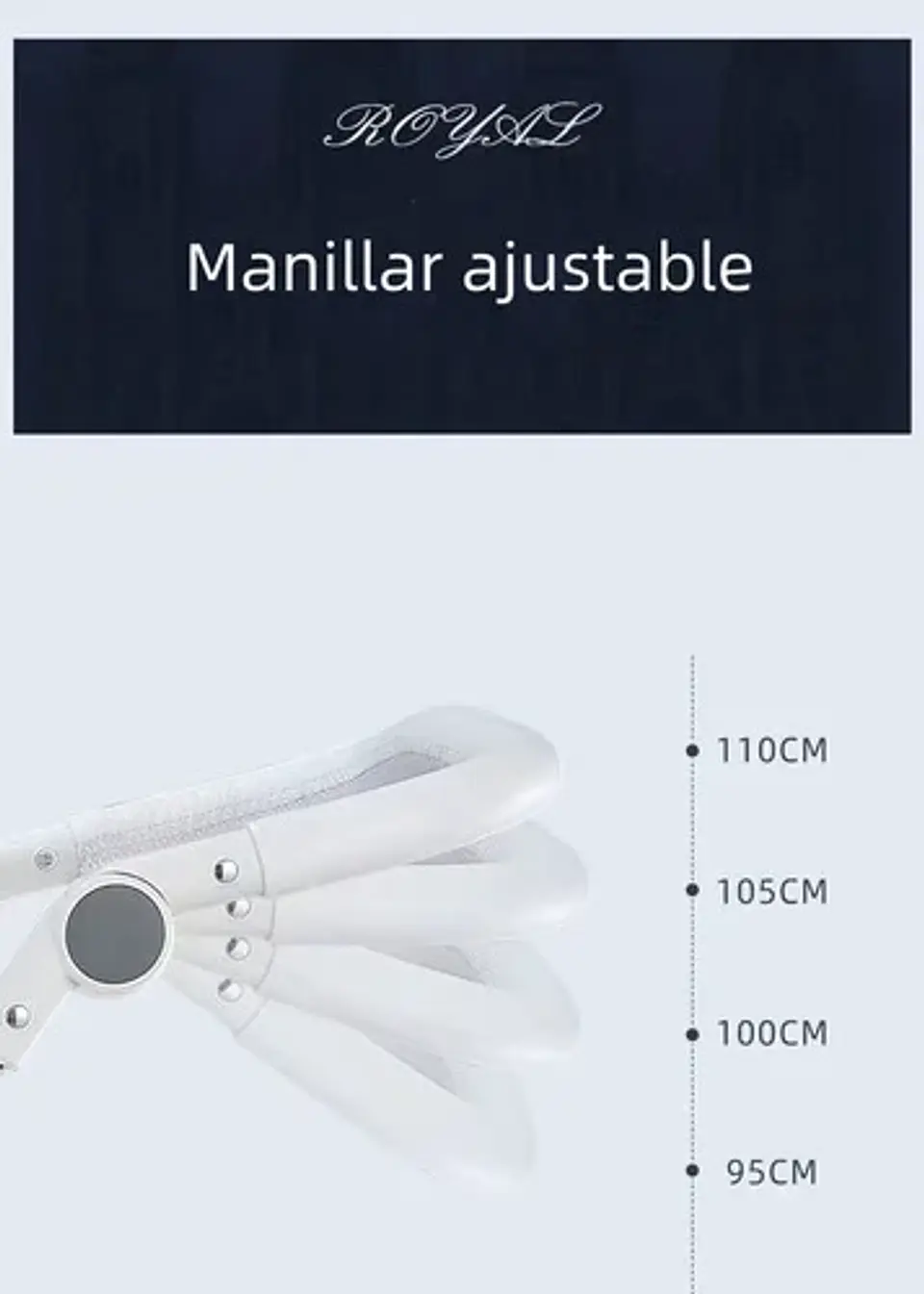 COCHE LUJOSO ROYAL DE COOLBABY 2 PIEZAS GRIS BY LUBABYCAS 5