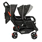 COCHE DOBLE DUO PRIX BEBEGLO NEGRO - Miniatura 1