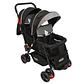 COCHE DOBLE DUO PRIX BEBEGLO NEGRO - Miniatura 2