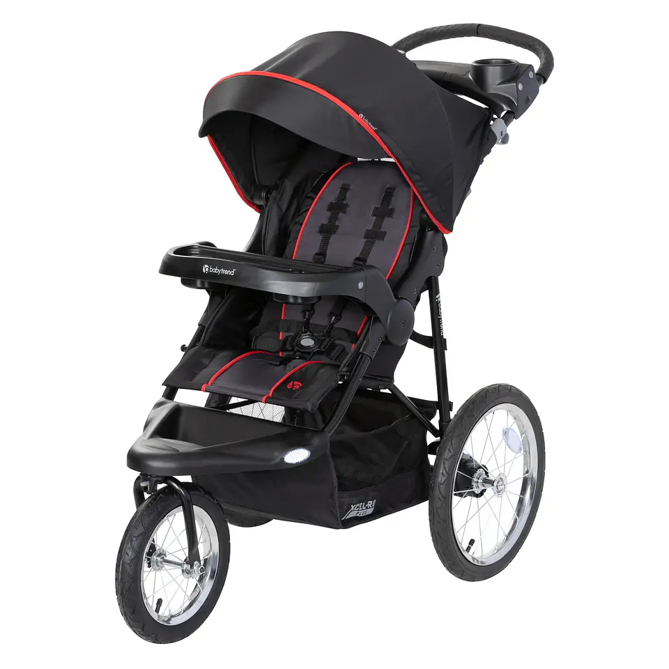 COCHE JOGGER XCEL-R8 PLUS (CON LED) - ROJO LIBERTY 1