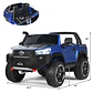 AUTO TOYOTA HILUX RUGGED X 12V BLUE PINTURA REAL - Miniatura 7