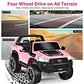 AUTO TOYOTA HILUX RUGGED X 12V PINK - Miniatura 4