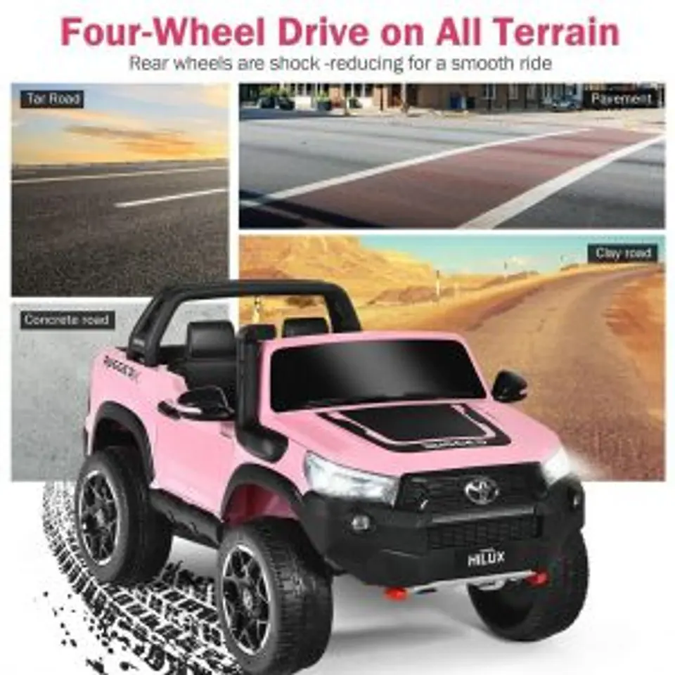 AUTO TOYOTA HILUX RUGGED X 12V PINK 4