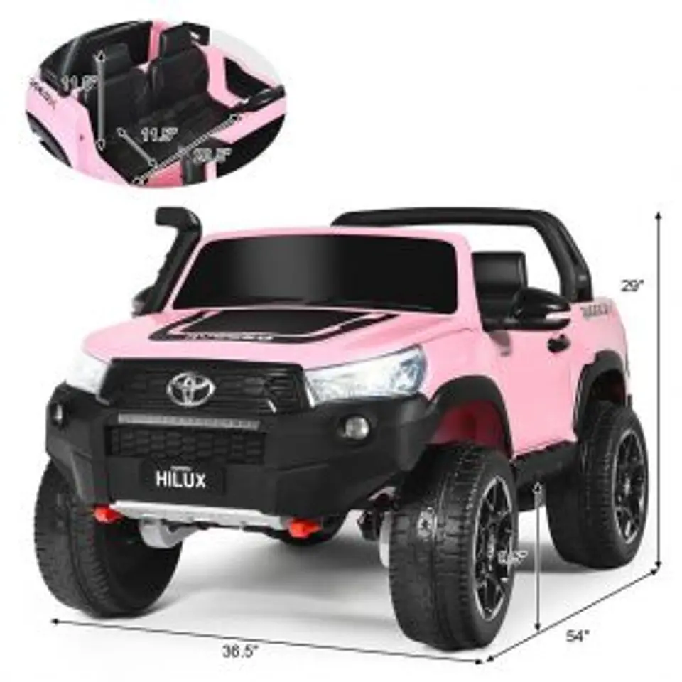 AUTO TOYOTA HILUX RUGGED X 12V PINK 7