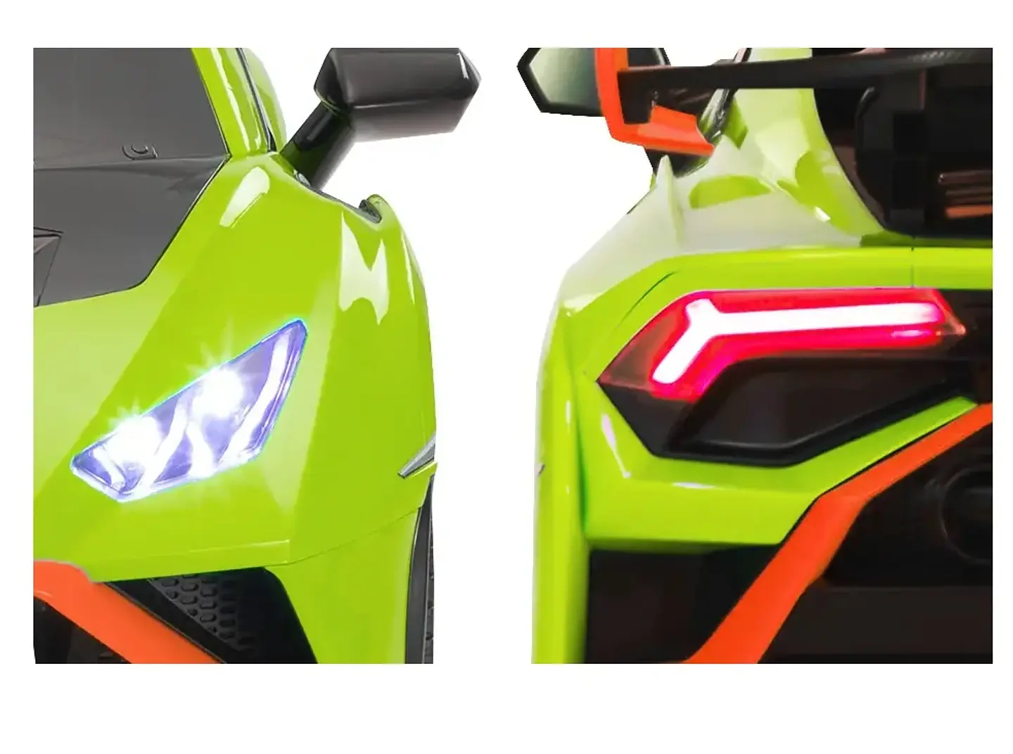 AUTO A BATERÍA LICENCIA LAMBORGHINI HURACAN DERRAPE AUTOMÁTICO VERDE 2