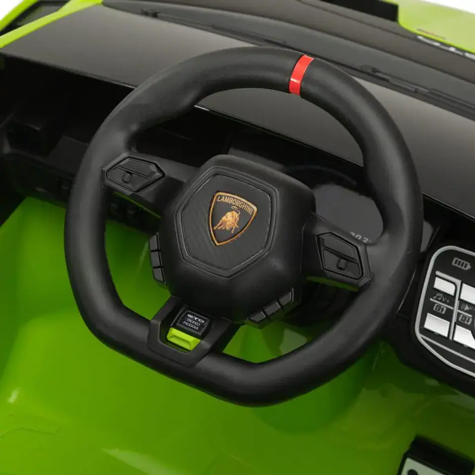 AUTO A BATERÍA LICENCIA LAMBORGHINI HURACAN DERRAPE AUTOMÁTICO VERDE 4