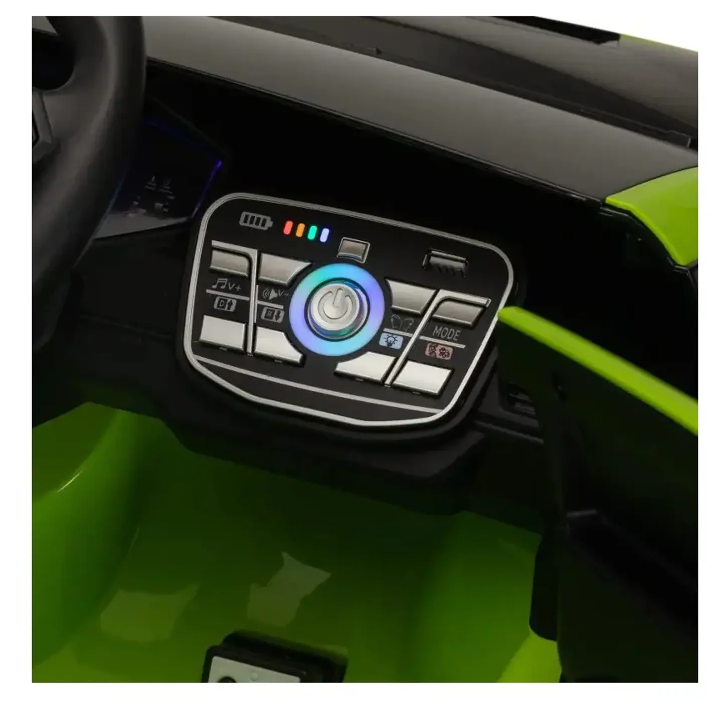 AUTO A BATERÍA LICENCIA LAMBORGHINI HURACAN DERRAPE AUTOMÁTICO VERDE 5