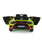 AUTO A BATERÍA LICENCIA LAMBORGHINI HURACAN DERRAPE AUTOMÁTICO VERDE - Miniatura 6