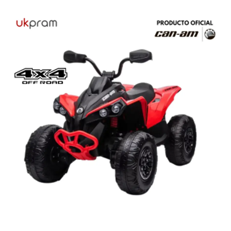 MOTO CAN-AM RENEGADE ROJO 12V 4X4 1