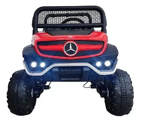 AUTO BATERÍA MERCEDES UNIMOG 4 MOTORES - KIDSCOOL - UNIMOG-BL