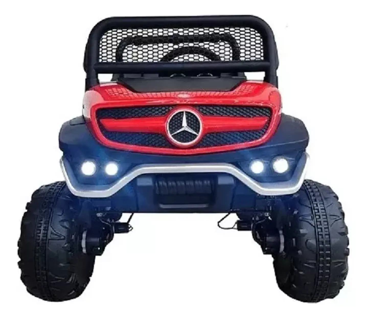 AUTO BATERÍA MERCEDES UNIMOG 4 MOTORES - KIDSCOOL - UNIMOG-BL 1