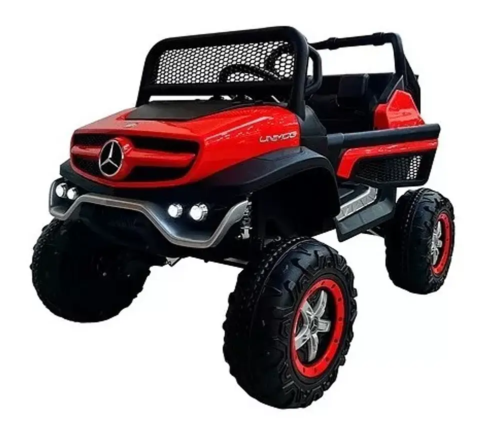 AUTO BATERÍA MERCEDES UNIMOG 4 MOTORES - KIDSCOOL - UNIMOG-BL 2