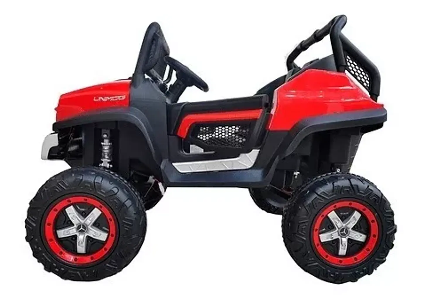 AUTO BATERÍA MERCEDES UNIMOG 4 MOTORES - KIDSCOOL - UNIMOG-BL 4