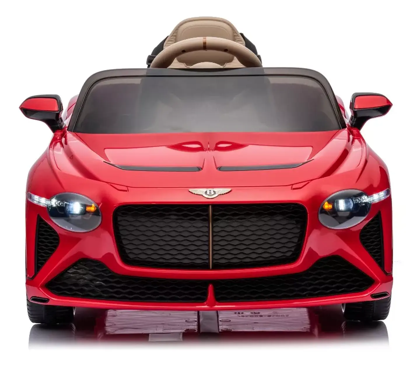 AUTO A BATERÍA BENTLEY BACALAR ROJO + LICENCIA - KIDSCOOL - BJJA1008-RJ 1