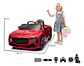 AUTO A BATERÍA BENTLEY BACALAR ROJO + LICENCIA - KIDSCOOL - BJJA1008-RJ - Miniatura 2