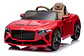 AUTO A BATERÍA BENTLEY BACALAR ROJO + LICENCIA - KIDSCOOL - BJJA1008-RJ - Miniatura 5