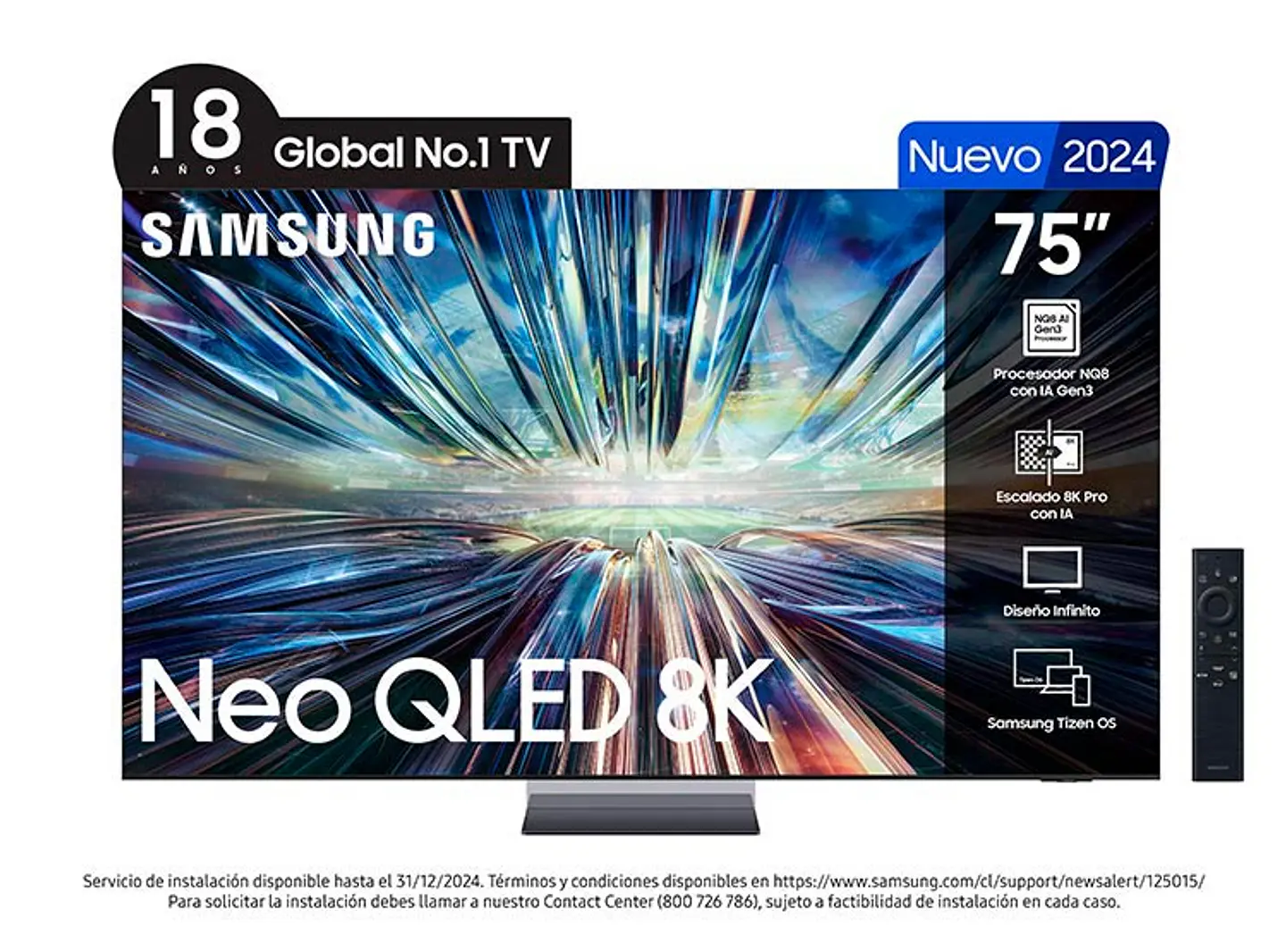 SMART TV SAMSUNG NEO QLED 8K 75