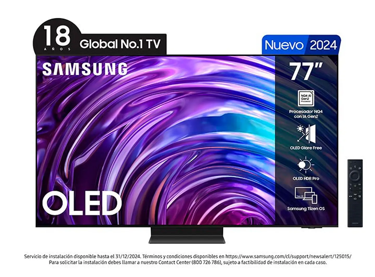 SMART TV SAMSUNG OLED UHD 4K 77